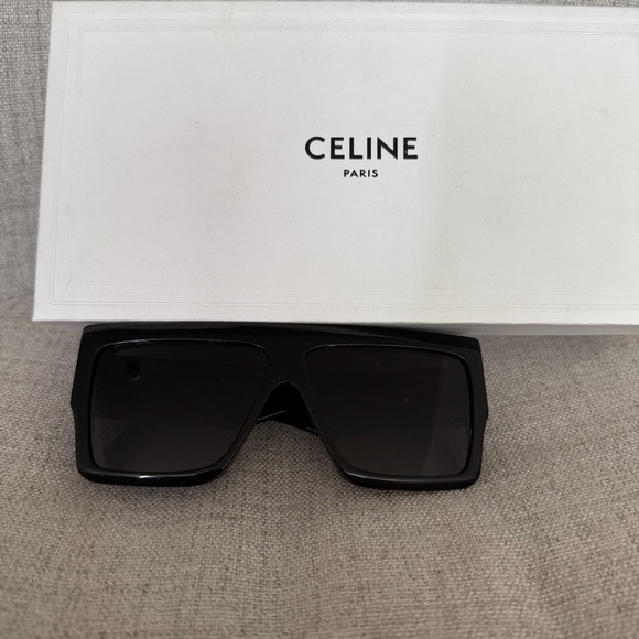Celine Accessories - Celine Black Rectangular Sunglasses